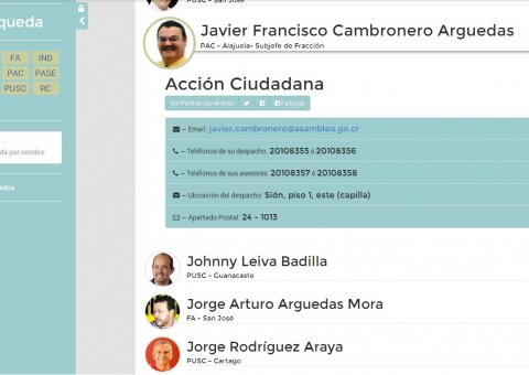 Captura del API de Ojo Al Voto.